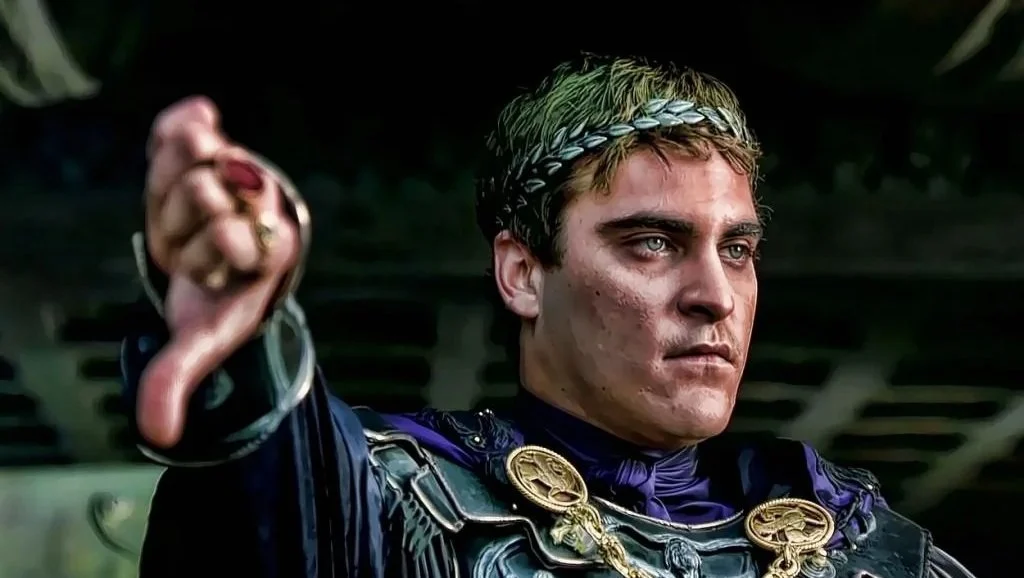 Gladyatör oyuncuları joaquin phoenix commodus sahnesi